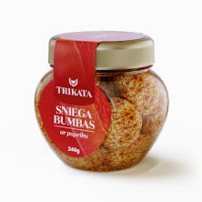 Sniega bumbas ar papriku